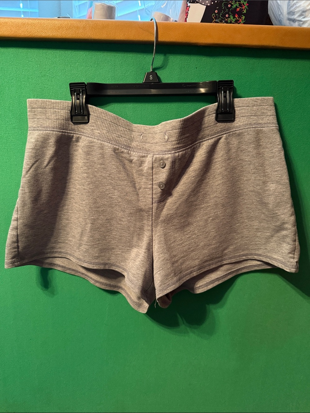 FADED GLORY Grey Knit Lounge Shorts